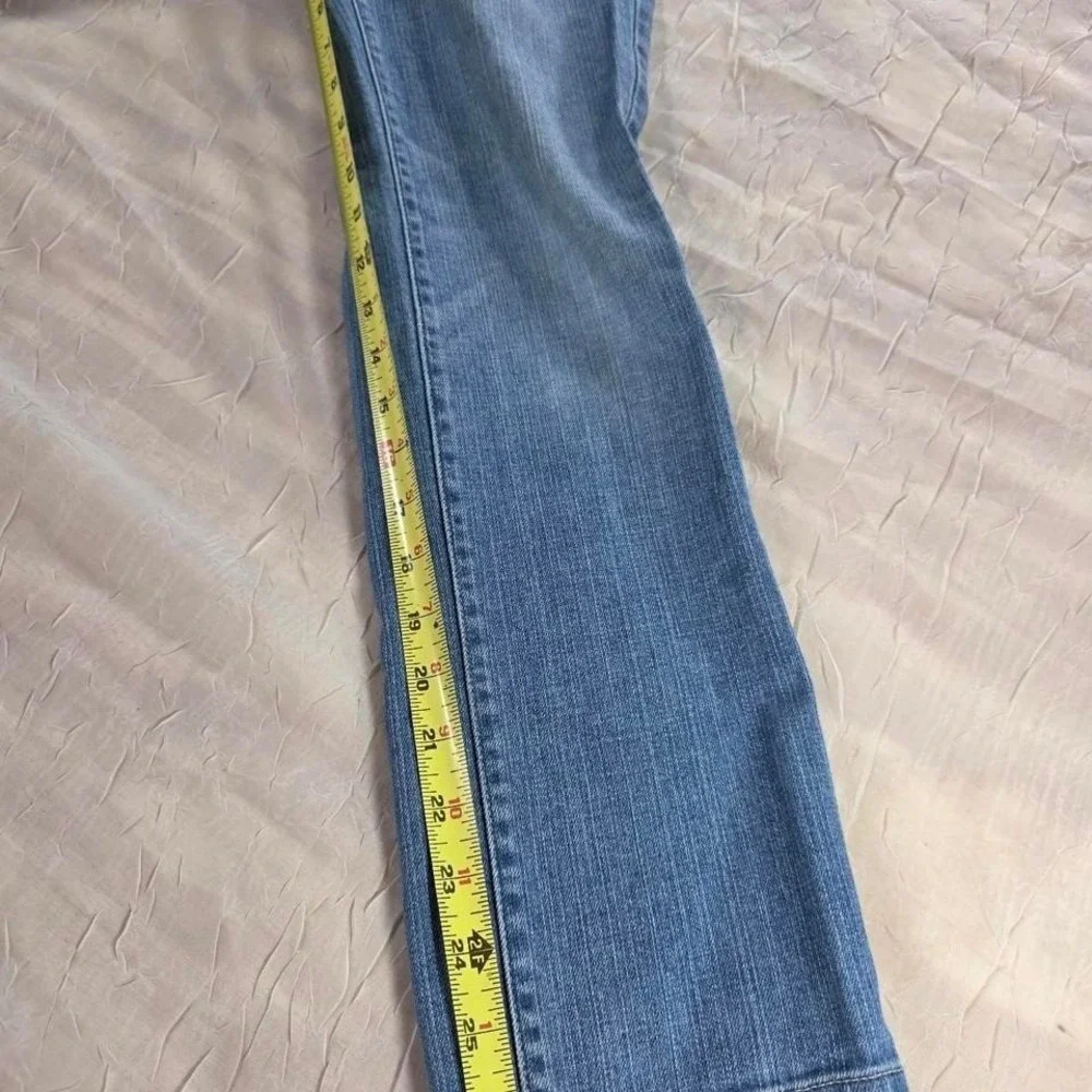 Justice Simply‎ Low Girls Medium Wash Straight Leg Jeans Size 12R Y2K Classic